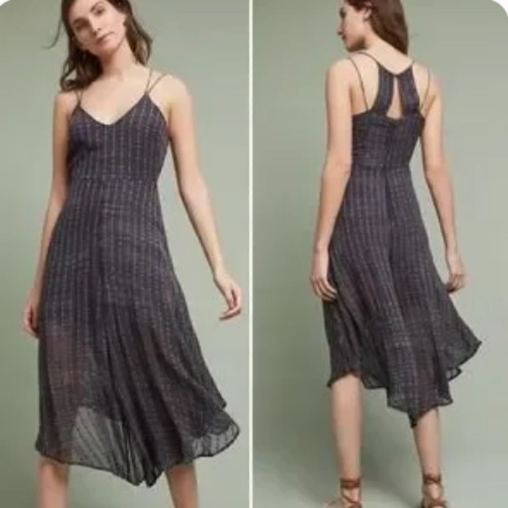 (BOGO FREE) {Anthropologie} HD in Paris Harbor jumpsuit sz 6 P